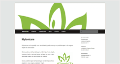 Desktop Screenshot of myfootcare.nl