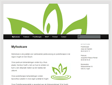 Tablet Screenshot of myfootcare.nl